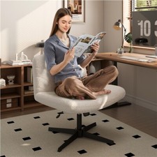 Cross Legged Office Chair Wide