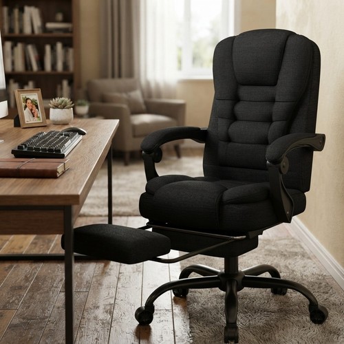 Stylish fabric executive chair - fabric,